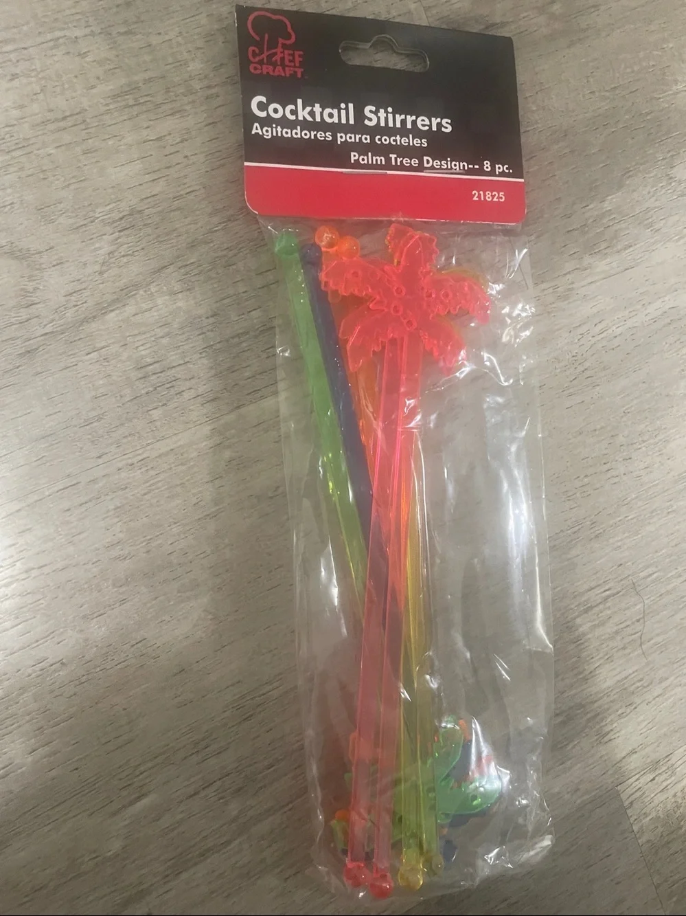 Assorted Color Cocktail Picks & Straws - Bright Multi-Color Party Pack